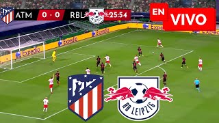 🔴 ATLETICO MADRID VS RB LEIPZIG PARTIDO EN VIVO  CHAMPIONS LEAGUE [upl. by Adnahsal]