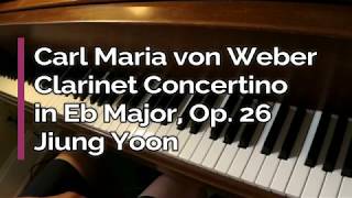 Piano Part Weber Clarinet Concertino in Eb Major Op26 [upl. by Animrac336]