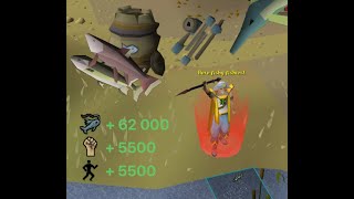 Efficient AFK Fishing  2024 Skilling Methods  OSRS [upl. by Ereynihc212]