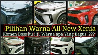 Pilihan  Varian Warna Daihatsu Xenia Baru 2022  All New Xenia Color Choice [upl. by Rani]