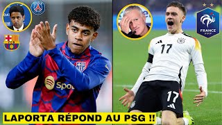 🚨LE PSG A FAIT UNE OFFRE DE FOU POUR LAMINE YAMAL 😱 LES BLEUS ENCAISSENT UN BUT APRÈS 7 SECONDES [upl. by Pacian]