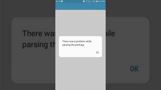 There was a problem Parsing the package error youtubeshorts youtube [upl. by Nac194]