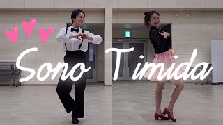 Sono Timida BeginnerImprover  Linedance Demo [upl. by Hsirt]