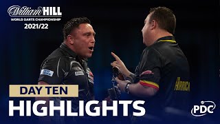 AN ALLY PALLY CLASSIC  Day Ten Evening Highlights  202122 William Hill World Darts Championship [upl. by Collie]