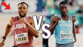 Noah Lyles VS Letsile Tebogo Mens 200m Semifinal Showdown  Paris Olympic Games 2024 [upl. by Nnoj]