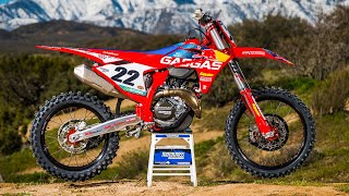 2023 GASGAS MC450F Factory Edition TESTED [upl. by Ahsenet]