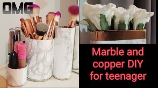 Marble DIY glam storage [upl. by Acimot26]