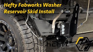 5th Gen 4Runner Hefty Fabworks Washer Reservoir Skid Install [upl. by Hoopes382]