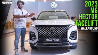 2023 MG Hector Facelift  First Impressions [upl. by Leschen999]