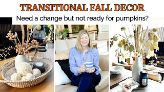 TRANSITIONAL FALL DECOR Shop amp decorate with me [upl. by Rochell]