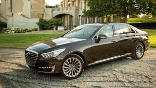 2018 Genesis G90 Review  50 Ultimate Luxury Sedan  420 Horsepower V8 [upl. by Justin]