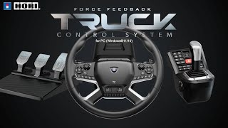 HORI Force Feedback Truck Control System für PC Windows 1110 Deutsch [upl. by Alessandra861]