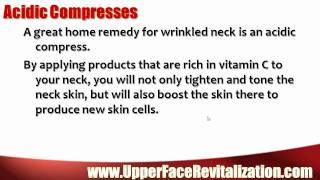 Unusual Home Remedy For Wrinkled Neck [upl. by Bagger776]