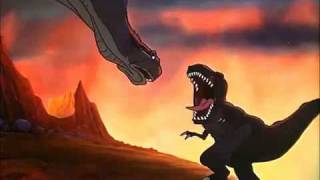 Land Before Time  Sharptooth Attacking Part 1 YouTube4 [upl. by Ordnasela135]