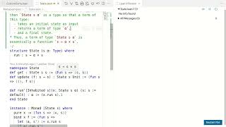 State Monads  Implementation [upl. by Jocelin]