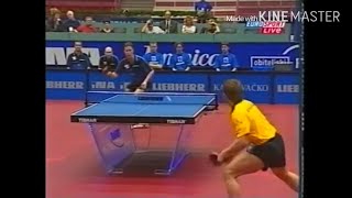 European Championships 2002 Waldner vs Wosik full match [upl. by Tisha158]