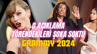 CANLI YAYINDA TWEET SKANDALI GRAMMY 2024 [upl. by Llenhoj]