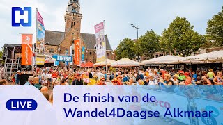 TERUGKIJKEN🔴 De finish van de Alkmaarse Wandel4daagse [upl. by Acherman]