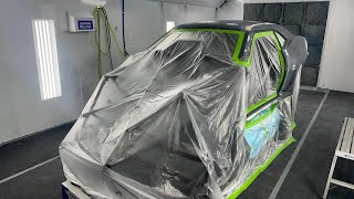 Bodywork and polyester primer on our nhra promod build [upl. by Heddy]