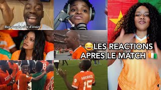 ⚽️🥳🇨🇮LES REACTIONS APRÈS LA QUALIFICATION DES IVOIRIENS EN FINALECAN 2024 [upl. by Pas]