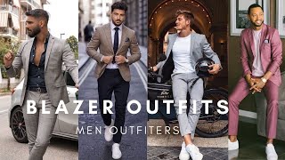 How to Style The Blazer Outfit Ideas  Blazer Outfit Ideas Men Outfiters [upl. by Azile]