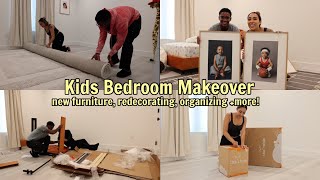 Redecorating Shine and Saviours Room Toddler Bedroom Makeover [upl. by Brianne]