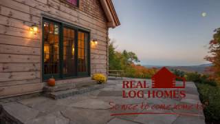 Pomfret Vermont Log Cabin Virtual Tour L12316 [upl. by Belier]