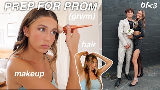 SENIOR PROM get ready with me 2023  vlog pure chaos [upl. by Pryor]