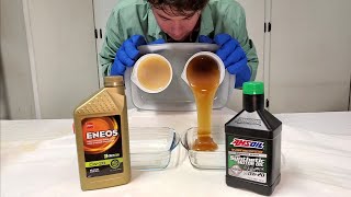 ENEOS vs AMSOIL 0W20 Synthetic Oil Cold Flow Test [upl. by Brant245]