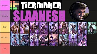 Warhammer 3 Slaanesh Unit Roster Tier List [upl. by Goto]