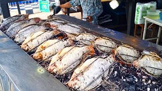 100s Sold Per Night Thai Chef Cooking The BEST Salt Crusted Grilled Fish  Thai Street Food [upl. by Etselec]