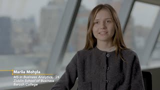 WhyZicklin MS in Business Analytics with Mariia Mohyla 24 [upl. by Toogood]