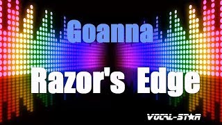 Goanna – Razors Edge Karaoke Version Karaoke with Lyrics HD VocalStar Karaoke [upl. by Rafaellle]