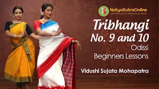 How To Do Tribhangi Stepping 9 and 10  Odissi Beginners Lessons by Vidushi Sujata Mohapatra [upl. by Murial]