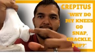 Why are my knees crunchy  Cause of Knee Crepitus  Knee pain amp Cartilage Problems [upl. by Latimore337]