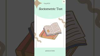 Sociometric Test Assesment of the Learning Process  Assessment for Learning 🏷️ [upl. by Haiasi]