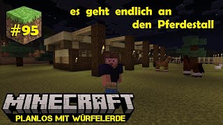 Minecraft 95 Wie baut man eigentlich nochmal n Pferdestall [upl. by Parks883]