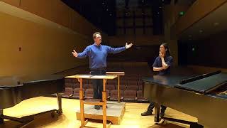 Learn How To Conduct With Ennio Nicotra Excerpts From His Class On Wagners Meistersinger Ouverture [upl. by Hum]