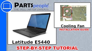 Dell Latitude E5440 CPU Cooling Fan HowTo Video Tutorial [upl. by Krasner]