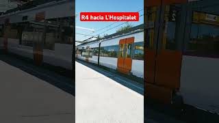 tren civia de rodalies R4 hacia lhospitalet [upl. by Yenor]