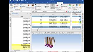 Synchro pro 2017 link between 3D and time schedule [upl. by Ardni]