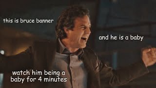 bruce banner being a baby for almost 4 minutes [upl. by Noyek552]