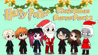 Harry Potter Dares  Christmas Dares  Part 2  Gacha Club  iCherry [upl. by Atnuahs]