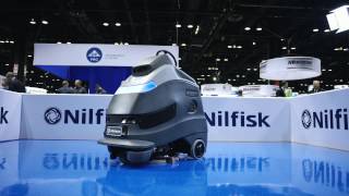 Nilfisk Liberty A50 showcasing at ISSA 2016 in Chicago [upl. by Ravahs]