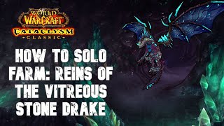 Blood DK Guide Solo Reins of the Vitreous Stone Drake Cataclysm Classic [upl. by Alica]