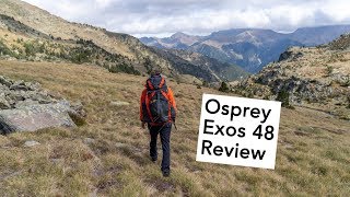 Osprey Exos 48 Backpack REVIEW [upl. by Adnahsed241]