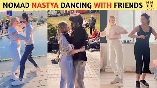 NOMAD NASTYA ENJOYING DANCE WITH FRIENDS  JOINED DANCE CLASS AGAIN [upl. by Viddah695]