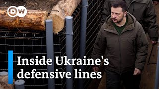 Why Ukraine is stepping up its efforts to build border fortifications  DW News [upl. by Rosse]