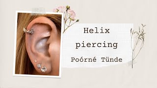 Helix piercing szúrás [upl. by Arlyne869]