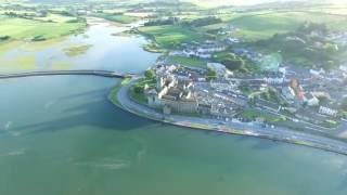 River Argideen Timoleague Bandon West Cork Phantom3 in 4K [upl. by Yeoj348]